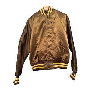 Vintage Men’s Leader Sportswear Jacket Size XL Brown/Gold